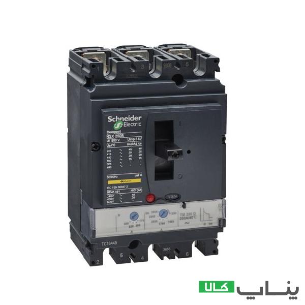 کلید اتوماتیک اشنایدر کلید اتوماتیک 250 آمپر NSX250B اشنایدر، کد فنی LV431110 - تصویر محصول 28 تصویر برای محصول کلید اتوماتیک 250 آمپر NSX250B اشنایدر، کد فنی LV431110 کلید اتوماتیک اشنایدر 28