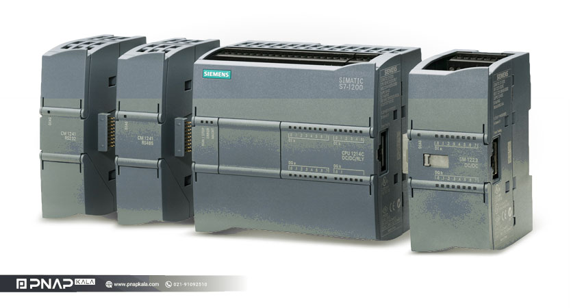 نمایی از نحوه نصب انواع ماژول 1200 به cpu